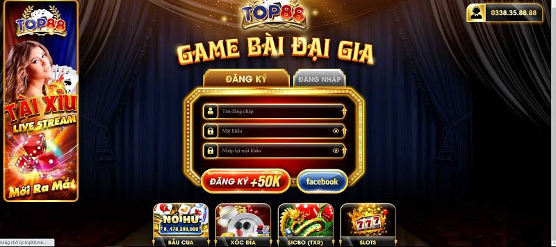 Hướng dẫn tải game bài Top88 trên IOS/Android