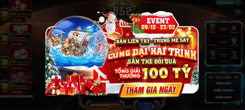 tổng hợp các khuyến mãi hot có trên B52 Club