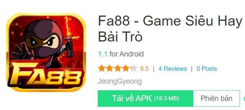 FA88 - Cài đặt đơn giản trên Android