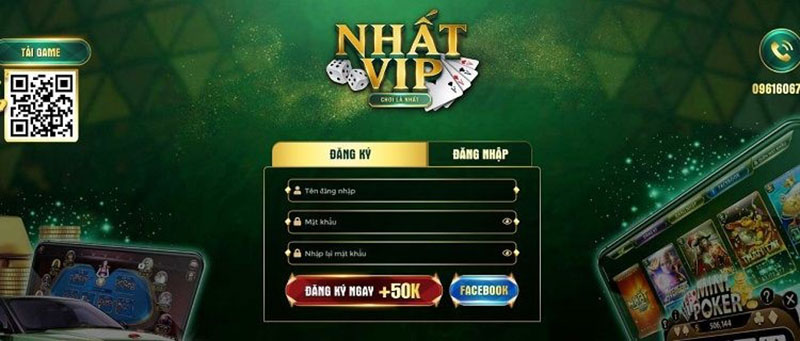 Đăng nhập tài khoản game bài đổi thưởng online tại Nhất Vip