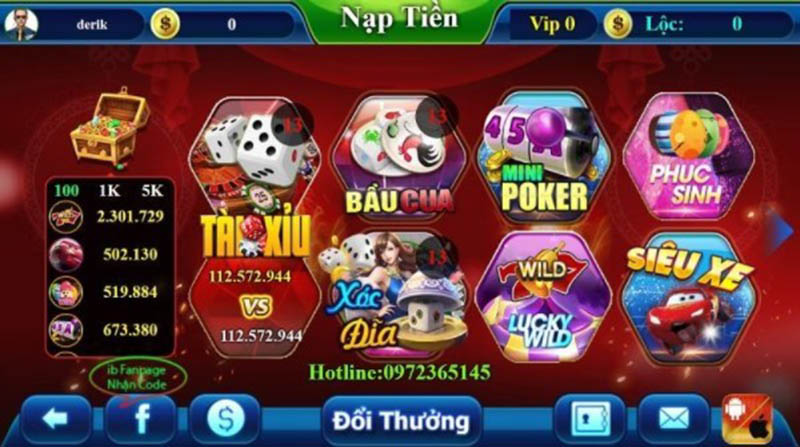 Nạp tiền game đổi thưởng đơn giản tại Go88