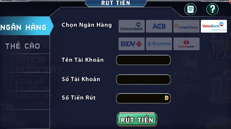 Rút tiền tại B52 vô cùng nhanh chóng