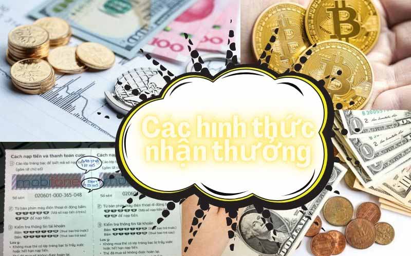 các hình thức đổi thưởng nhận được khi chơi game