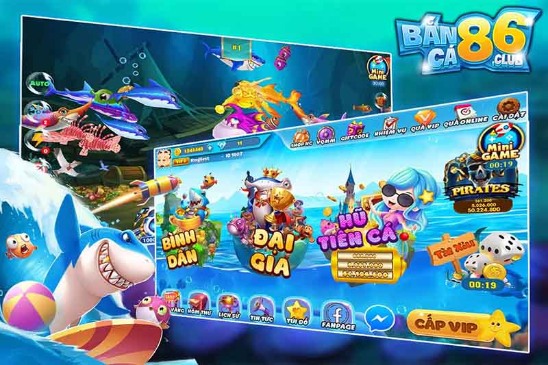 bắn cá 86 club đổi thưởng thẻ cào apk