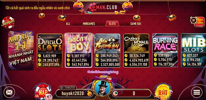 man club cổng game tặng code cho tân thủ