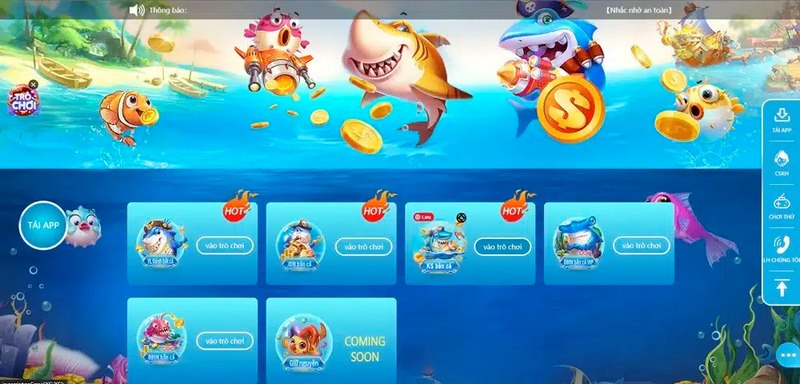 tựa game bắn cá chất lượng